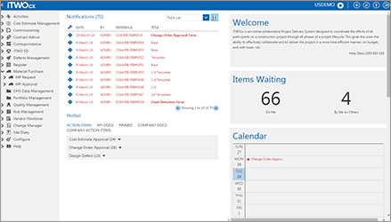 screenshot of RIB CX